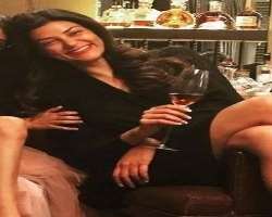 Sushmita Sen consuming alcohol